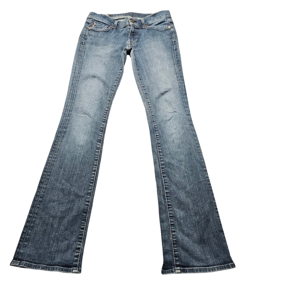 The North Face Women's Blue Bootcut Denim Jeans Size 29 Medium Wash Stretch